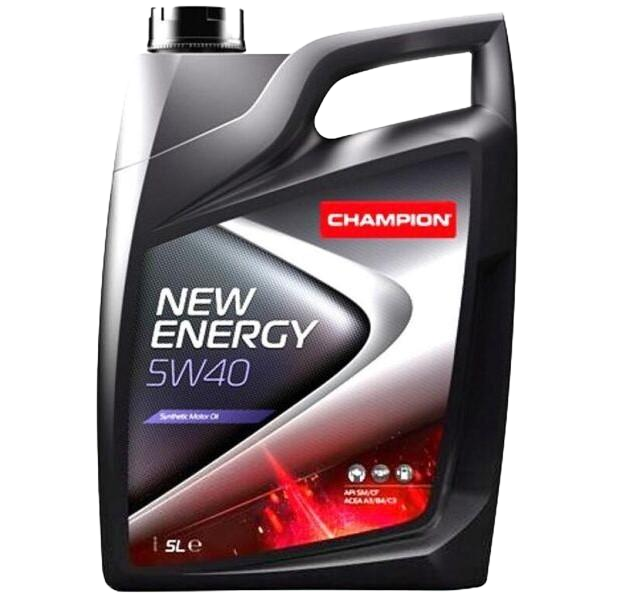 Моторное масло Champion New Energy 5W40, 5л